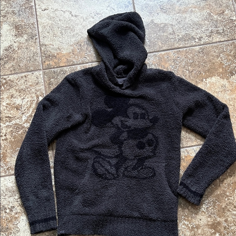 Barefoot Dreams hooded Disney Mickey Mouse cozy pullover. Size small/medium